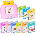 Machine de lecture interactive avec cartes parlantes 224 pièces Kit éducatif préscolaire avec sons d'animaux, d'objets et de transports 1