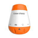 Machine portable pour endormir les enfants avec 6 sons apaisants, y compris le silence et le battement de cœur, mode veille, couleur orange, 9,8 x 7,7 cm 4