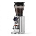 Macina caffè BioloMix 48 gradi di macinatura Supporto rimovibile per portafiltro 51–53 e 58 mm Macine coniche Argento Per espresso e french press 1