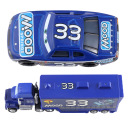 Mack Hauler et Chuck Armstrong Disney Pixar Cars 2 3 Mood Springs Camion et Voiture de Course Ensemble Jouets pour Enfants Modèle de Collection 2