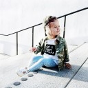 Mädchen Camouflage Jacke 15
