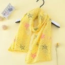 Mädchen Frühlings-/Herbstschal mit Druck J884 5