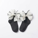 Mädchen-Socken mit Schleife 4