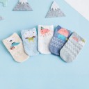 Mädchen-Socken mit Tieren – 5 Paar 7