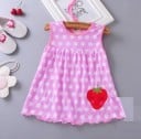Mädchen Sommerkleid mit Punkten J618 6