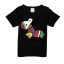 Mädchen-T-Shirt - Buntes Pferd J2497 1