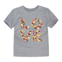 Mädchen-T-Shirt LOVE J3289 6