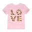 Mädchen-T-Shirt LOVE J3289 10