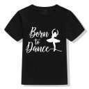 Mädchen-T-Shirt mit Ballerina A