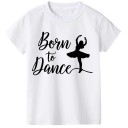 Mädchen-T-Shirt mit Ballerina 3