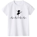 Mädchen-T-Shirt mit Ballerina C