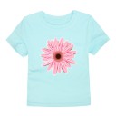 Mädchen-T-Shirt mit Blumendruck J3489 14