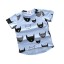 Mädchen-T-Shirt mit Cartoon-Katzen J1904 10