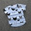 Mädchen-T-Shirt mit Cartoon-Katzen J1904 2