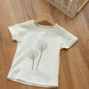 Mädchen-T-Shirt mit einer Blume 15