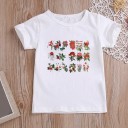 Mädchen-T-Shirt mit einer Blume 19