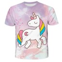 Mädchen-T-Shirt mit Einhorn B1469 3