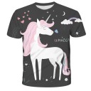 Mädchen-T-Shirt mit Einhorn B1469 11