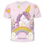 Mädchen-T-Shirt mit Einhorn B1469 12