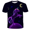 Mädchen-T-Shirt mit Einhorn B1469 9