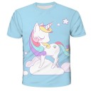 Mädchen-T-Shirt mit Einhorn B1469 8