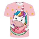 Mädchen-T-Shirt mit Einhorn B1521 10