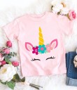 Mädchen-T-Shirt mit Einhorn B1544 3