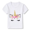 Mädchen-T-Shirt mit Einhorn B1544 D