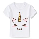 Mädchen-T-Shirt mit Einhorn B1544 E