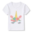 Mädchen-T-Shirt mit Einhorn B1545 6