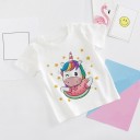 Mädchen-T-Shirt mit Einhorn B1598 12