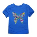 Mädchen-T-Shirt mit Schmetterling J3290 11