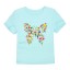 Mädchen-T-Shirt mit Schmetterling J3290 12