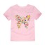 Mädchen-T-Shirt mit Schmetterling J3290 14