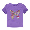 Mädchen-T-Shirt mit Schmetterling J3290 11