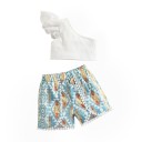 Mädchen-Tanktop und Shorts L1385 1