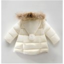 Mädchen Winterjacke mit Kapuze J1907 7