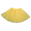 Mädchenshirt 2–8 Jahre Einfarbig Spitzen mit Glitzer Über dem Knie Acryl Festliches Kleid für kleine Damen 10