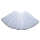 Mädchenshirt 2–8 Jahre Einfarbig Spitzen mit Glitzer Über dem Knie Acryl Festliches Kleid für kleine Damen 4