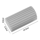 Magische PVA-spons voor het reinigen van stof op jaloezieën, glas, leuningen, groeven en badkamers. Sterke waterabsorptie, herbruikbare spons. 3