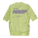 Maglia da ciclismo da uomo con maniche corte e zip a tutta lunghezza con pannelli laterali in rete e colletto per bici da strada 7