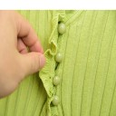 Maglietta corta arricciata da donna 4