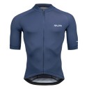 Maglietta da corsa per ciclismo con maniche corte e zip per ciclismo, sport e attività all'aperto unisex 7