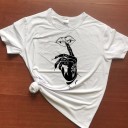 Maglietta da donna con motivo mano 4