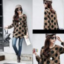 Maglietta da donna con pois taglie comode 5