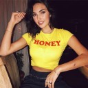 Maglietta da donna con scritta HONEY 1