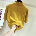 Maglietta da donna lavorata a maglia A2984 7