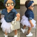 Maglietta e gonna da bambina N599 1