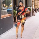 Maglietta e pantaloni corti da donna B1050 7