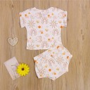 Maglietta e pantaloni corti per bambini L1486 3